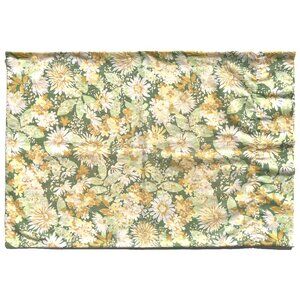 Wondercale Springmaid Standard Pillowcase daisy 70s Flower Power avocado green